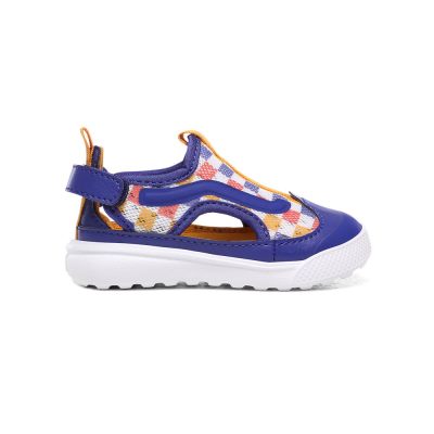 Vans Checker UltraRange Glide - Çocuk Sandalet (Kraliyet Mavisi)